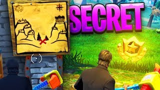 NEW quotSECRET TREASUREquot in SNOBBY SHORES  Fortnite Battle Royale [upl. by Vary]