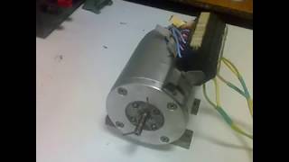 Switched reluctance motor DIY First start [upl. by Kenweigh]