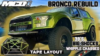 How to Backhalf an OBS Bronco  Juicy Motorsports Bronco Build  MORGAN CLARKE DESIGN [upl. by Esadnac]