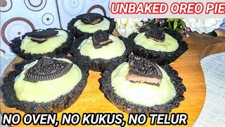 UNBAKED OREO PIE  TANPA TELUR LEMBUT GURIH  TANPA OVEN TANPA KUKUS [upl. by Nodanrb348]