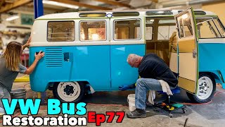 VW Bus Restoration  Episode 77  Family Affair  MicBergsma [upl. by Elexa595]