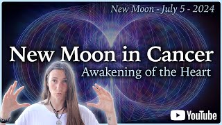 New Moon in Cancer  July 5th 2024  Moon Omens [upl. by Proudman]