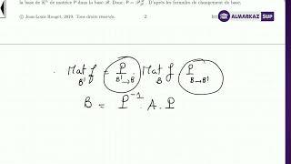 Réduction des endomorphismes  Séance N1 Rappel et Complètements [upl. by Bergwall498]