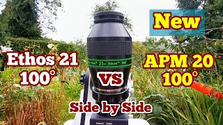 Comparing Televue Ethos 21 Against APM HDC 20mm Daylight Use new [upl. by Aloiv231]