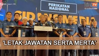 Ini satu tamparan hebat pada Anwar  Muhyiddin gesa letak jawatan PM [upl. by Eniruam]