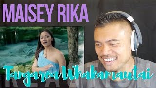 MAISEY RIKA singing quotTangaroa Whakamautaiquot  REACTION vids with Bruddah Sam [upl. by Arleta885]