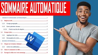 MS WORD  Comment CRÉER UN SOMMAIRE AUTOMATIQUE sur Word [upl. by Enaht]