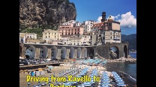 Driving from Ravello to Positano [upl. by Chien]