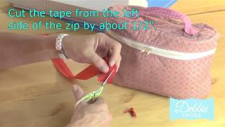 zips on a roll and how to attach a slider to a zipper [upl. by Nosral]