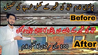 Low Cost Poultry Shed Construction  How to Make Poultry Shed  Small Shed  Sheikh Poultry Farm [upl. by Caressa479]