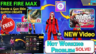 Free Fire Max⚡How To Use amp SOLVE Skin Tools App NOT Work Problem ✓  Solve All Problem 2022 [upl. by Dulci]