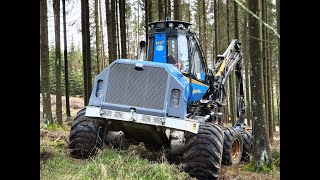 Rottne H11C • Forstbetrieb HolzWinter • 8Rad Harvester [upl. by Ehcsrop]