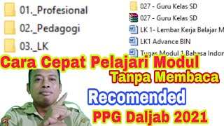 Terobosan Baru Memahami Modul PPG Daljab 2021 untuk Menguasai Materi Pembelajaran Mandiri PPG 2021 [upl. by Keligot]