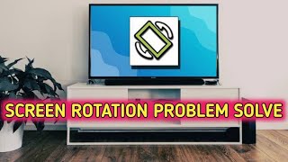 Android TV Screen Rotation Problem Solve  Technical genesys [upl. by Suoirred331]