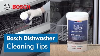 Bosch Dishwasher Maintenance How to Descale Effectively  Bosch Home Appliances Australia [upl. by Nyladnohr]