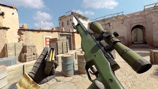 CSGO AWP with COD MW SPR 208 animations aka Dust 2 RTX ON [upl. by Liris]