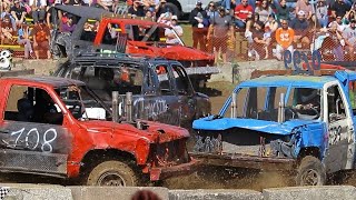 5000 to win Team Stock Trucks Petrolia Demolition Derby 2024 [upl. by Bank]