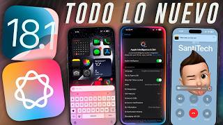 iOS 181  40 Cosas Nuevas y Como ACTIVAR y USAR Apple Intelligence [upl. by Trepur]