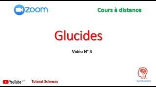 Vidéo N°4 partie quotGlucidesquot cours [upl. by Noble418]