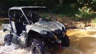 Yamaha Viking going deep with my 5 year old driven like a BOSS [upl. by Assiron832]