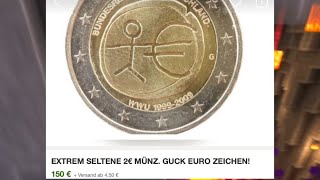 Extrem seltene 2€ Münze wird verkauft… DAS ENDE😂😂 [upl. by Annaillil794]