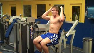 How To Abdominal Crunch Hammer Strength [upl. by Ttennej]