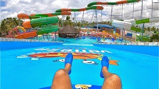 Super Fun Raft Slide at Veneza Water Park [upl. by Otaner]