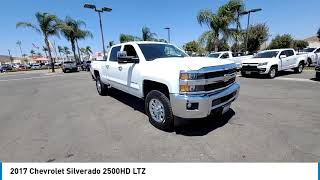 2017 Chevrolet Silverado 2500HD HEMET BEAUMONT MENIFEE PERRIS LAKE ELSINORE MURRIETA 721050 [upl. by Eenerb]