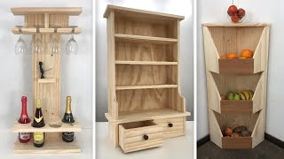 3 Proyectos en Madera Que debes Hacer Alguna Vez  Tutorial de Carpinteria [upl. by Nnylyar574]