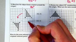 Rotations on the Coordinate Plane [upl. by Ateinotna]