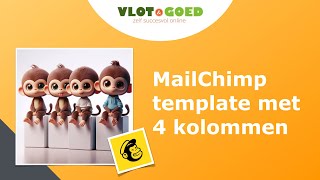 Mailchimp template met 4 kolommen [upl. by Luce]