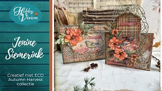 FBLive  02102024  Jenine Siemerink  Creatief met ECD Autumn Harvest collectie [upl. by Pickett]