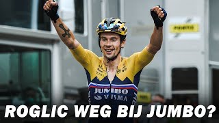 Giro dellEmilia 2023 amp Primoz Roglic Verlaat JumboVisma [upl. by Eniron]