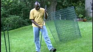 How To Install Garden Fencing [upl. by Hairej]