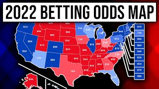 The 2022 Senate Map Based On Betting Odds Jul 2022  2022 Election Analysis [upl. by Powers]