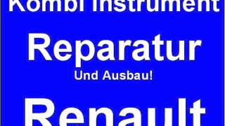 Kombi Instrument Renault Scenic Ausbau Reparatur P8200365607D 8200392364 8200288814 8200288816 ECU [upl. by Enoval398]