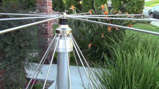 AE6LX Installs a Jetstream Discone VHFUHF Antenna [upl. by Netsryk]