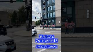 Skokie quotBring Them Homequot rally on October 13th 2024 [upl. by Ecinnej]