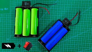 How to Connect an SPST Switch with a 2 X 18650 Battery Holder – DIY Tutorial [upl. by Thatch]