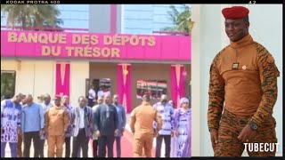 Ibrahim Traore launches Treasury Deposit Bank in Burkina Faso 🇧🇫 [upl. by Bay724]