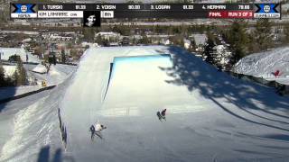 Kim Lamarre gets bronze in Womens Ski Slopestyle [upl. by Jaquenetta]