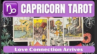 Capricorn Tarot ♑ A Love Connection You’ve Been Waiting for Arrives Today [upl. by Alfy]