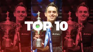 2020 Betfred World Championship  Top 10 Shots [upl. by Amikahs]