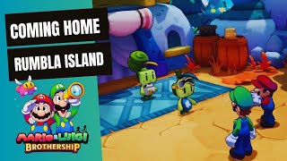 MARIO amp LUIGI BROTHERSHIP SIDE QUEST COMING HOME RUMBLA ISLAND FULL GAME GAMEPLAY GIMSAJO [upl. by Anelas578]