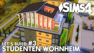 GRUNDRISS Studentenwohnheim Foxbury 3 👩‍🎓👨‍🎓 Bauen mit Die Sims 4 An die Uni deutsch [upl. by Mochun]