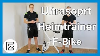 Ultrasport Heimtrainer F Bike im Test  Testsieger der günstigen Heimtrainer [upl. by Ztnaj]