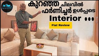 2 bhk flat interior design keralaLow budget Flat interior designBudget home interiorDrInterior [upl. by Jolenta389]