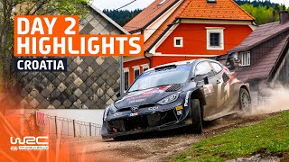 Day 2 Highlights  WRC Croatia Rally 2024 [upl. by Thera]