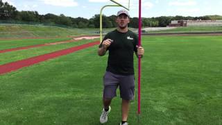 Javelin Throw  The 3 Step Approach  wwwEliteThrowsCoachingcom [upl. by Mallissa]