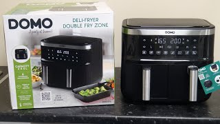 Domo D0537FR Twin Drawer Air Fryer [upl. by Coppola711]